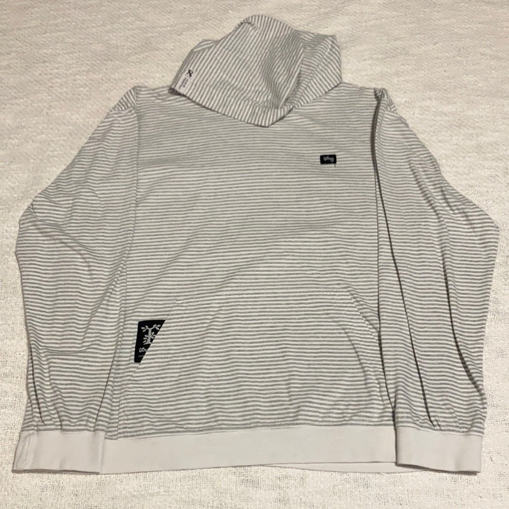 LRG Clothing Company Long Sleeve Stripped Shirt with Hoodie